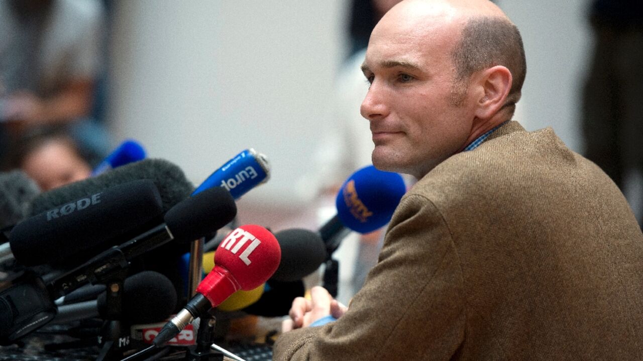 French journalist Nicolas Henin during a September 2014 news conference in Paris French journalist Nicolas Henin during a September 2014 news conference in Paris