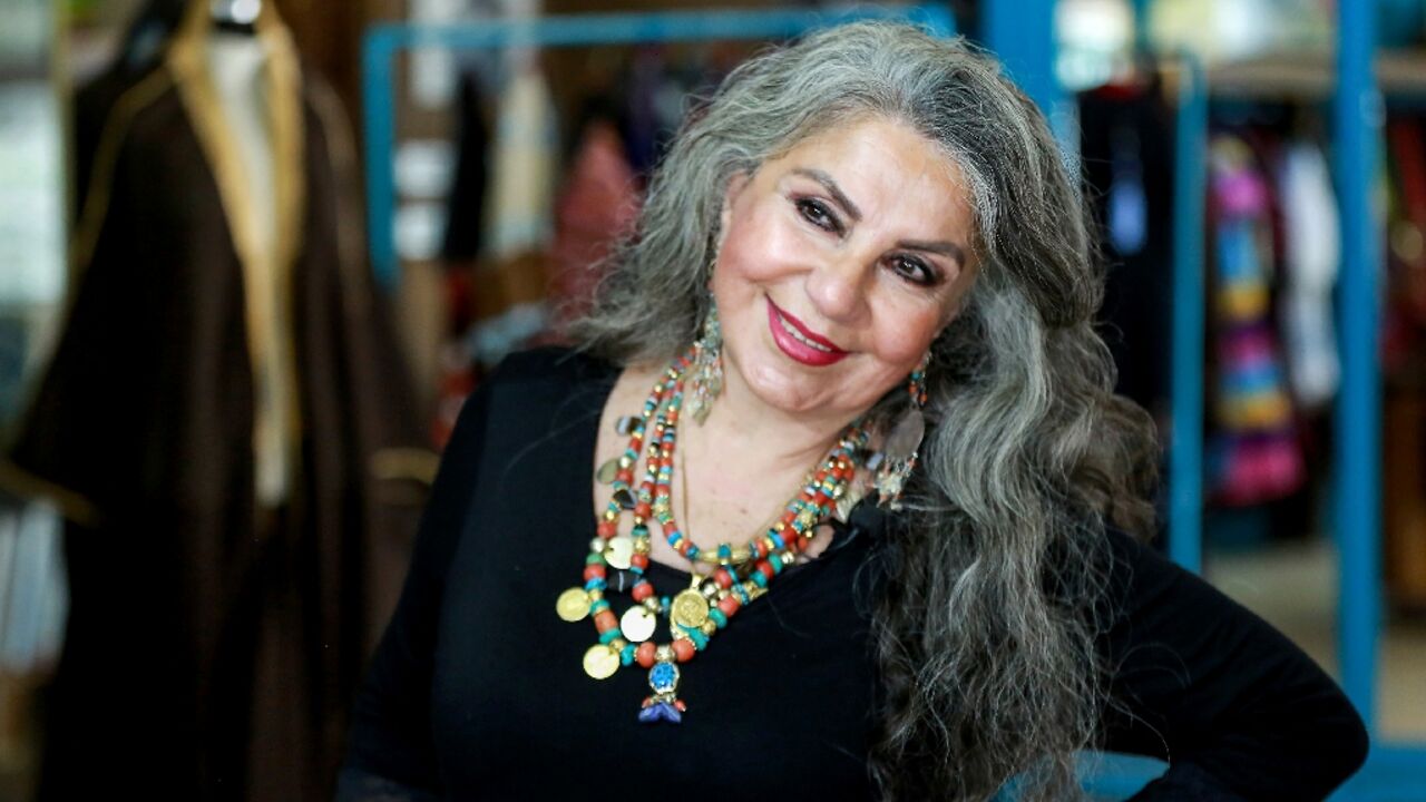 "Arabic calligraphy is the most beautiful," says Hana Sadiq, a Franco-Iraqi fashion designer who lives in Jordan "Arabic calligraphy is the most beautiful," says Hana Sadiq, a Franco-Iraqi fashion designer who lives in Jordan