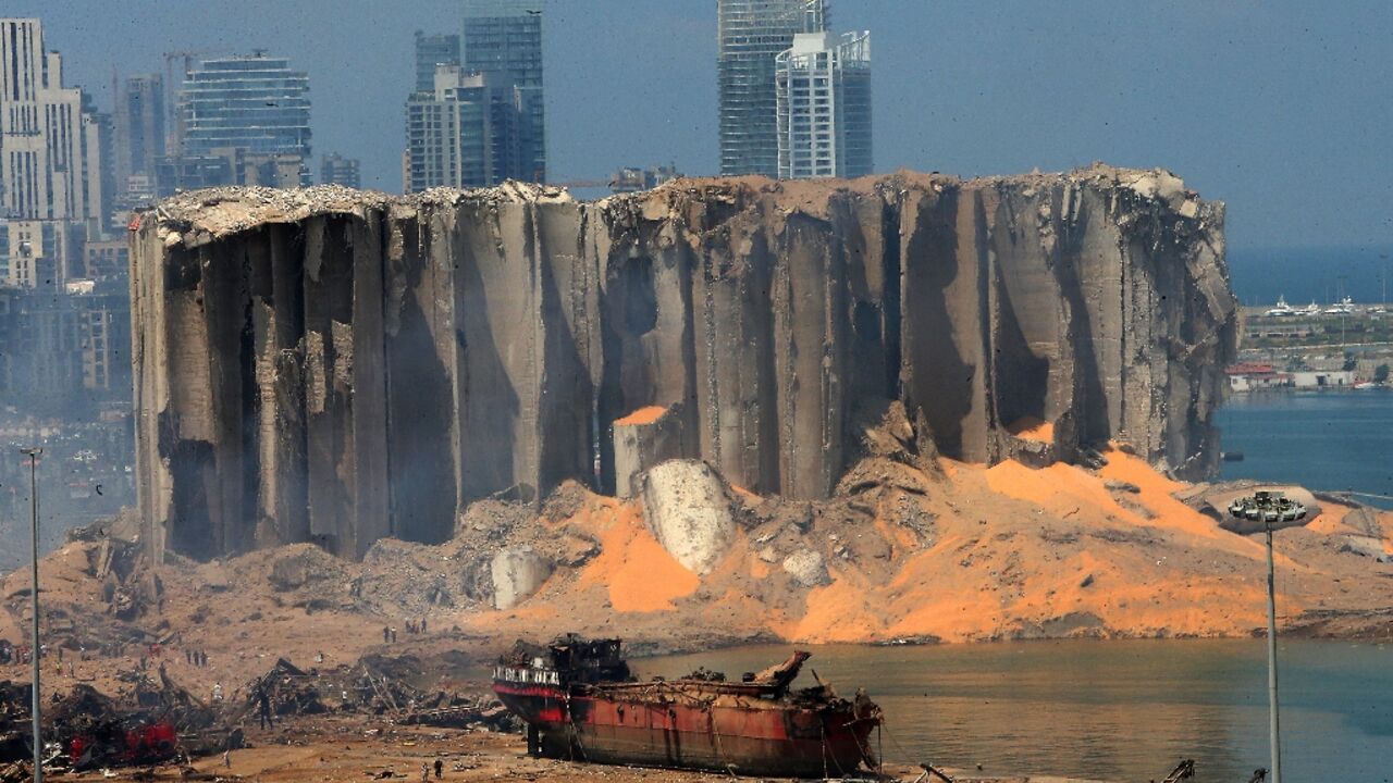 Lebanese authorities said 2,750 tonnes of ammonium nitrate fertiliser haphazardly stocked in a warehouse at Beirut's port since 2014 had caught fire, causing one of history's largest non-nuclear explosions