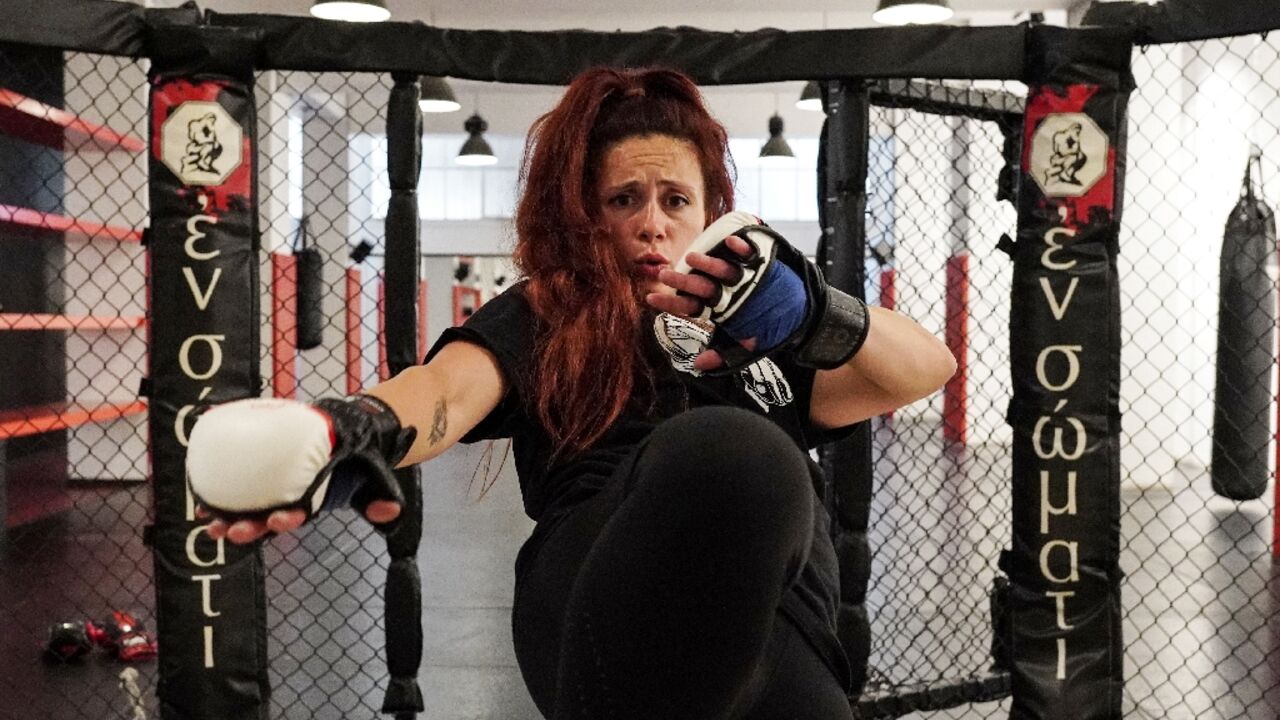 Nicknamed "Fierce Savage", Lina Fayyad cuts an unusual figure in the world of MMA Nicknamed "Fierce Savage", Lina Fayyad cuts an unusual figure in the world of MMA