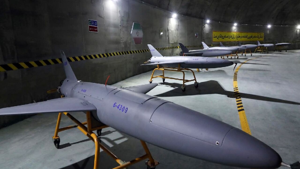 A handout picture provided by the Iranian army on May 28, 2022 shows an underground drone base at an unknown location in Iran