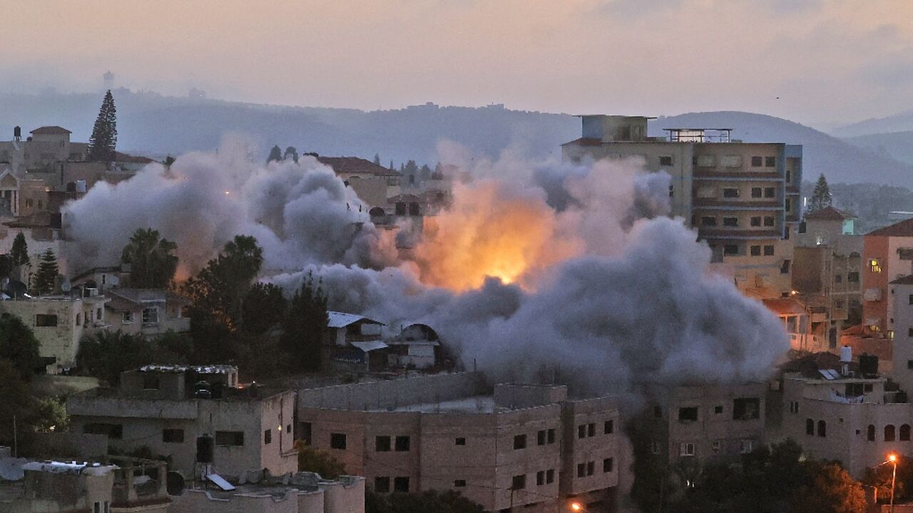 The Israeli army blows up the West Bank home of Diaa Armashah, a Palestinian accused of a March attack that killed five people in the Tel Aviv suburb of Bnei Brak The Israeli army blows up the West Bank home of Diaa Armashah, a Palestinian accused of a March attack that killed five people in the Tel Aviv suburb of Bnei Brak