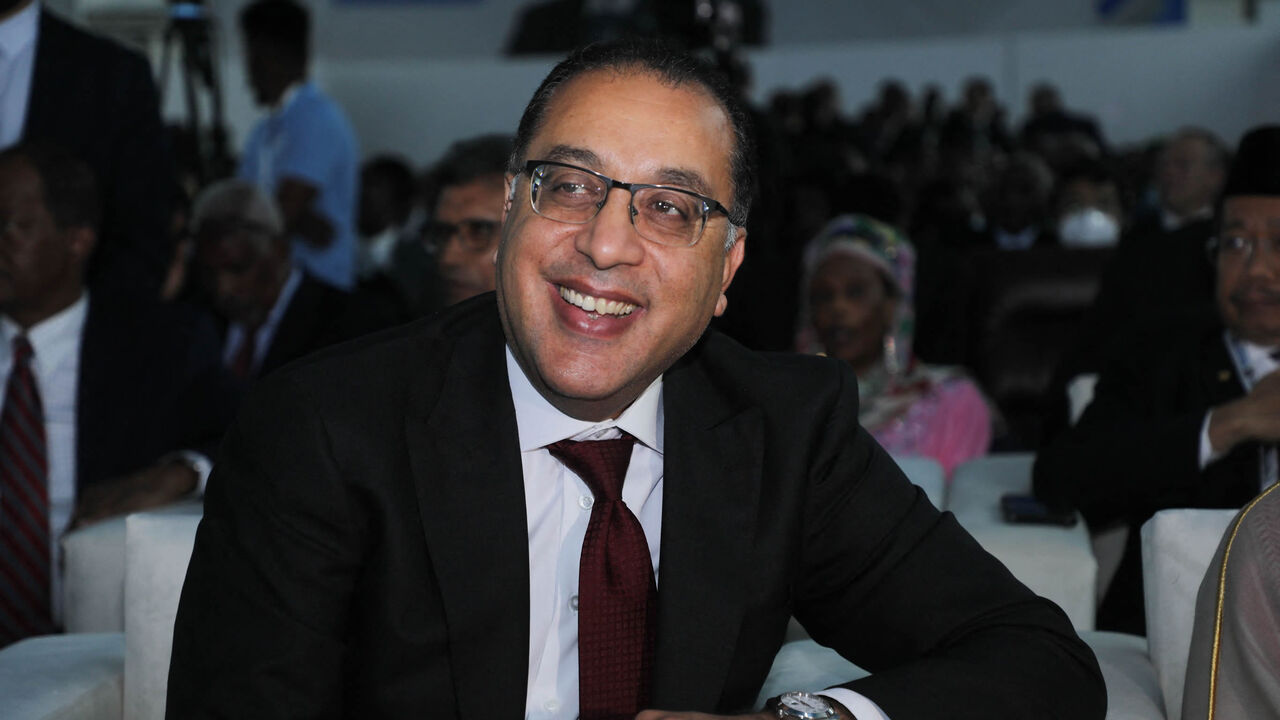 Egyptian Prime Minister Mostafa Madbouly attends the inauguration of the 10th president of Somalia in Mogadishu, Somalia, June 9, 2022.