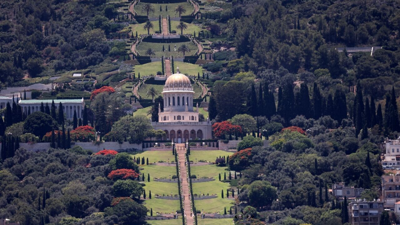 Bahai faith's temple on Mount Carmel in the northern Israeli port city of Haifa Bahai faith's temple on Mount Carmel in the northern Israeli port city of Haifa