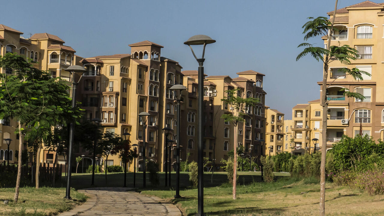 Modern buildings at a compound are seen in the east of Cairo, Egypt, June 16, 2017.