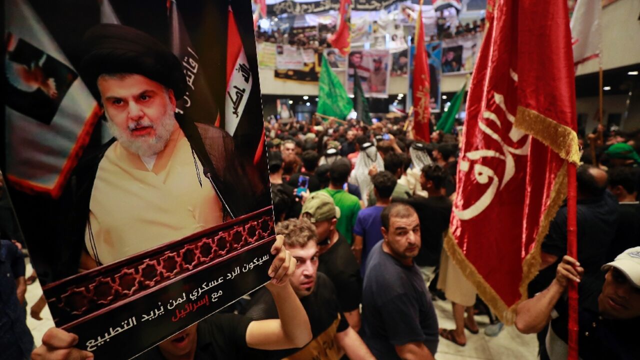 The mass sit-in is led by followers of powerful Shiite Muslim preacher and political kingmaker Moqtada Sadr, who is facing off against a rival, Iran-backed Shiite faction called the Coordination Framework