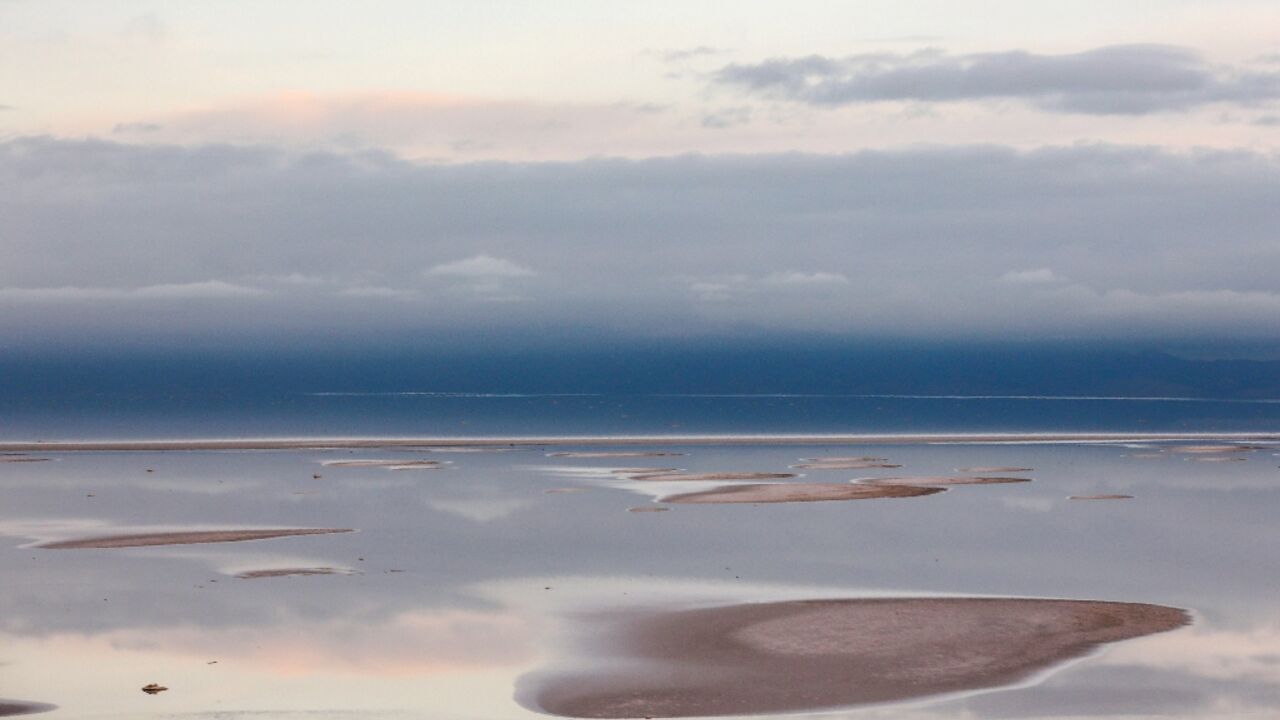 Seen here in 2018, Iran's Lake Urmia has been drying up for years in one of the worst ecological disasters of recent decades