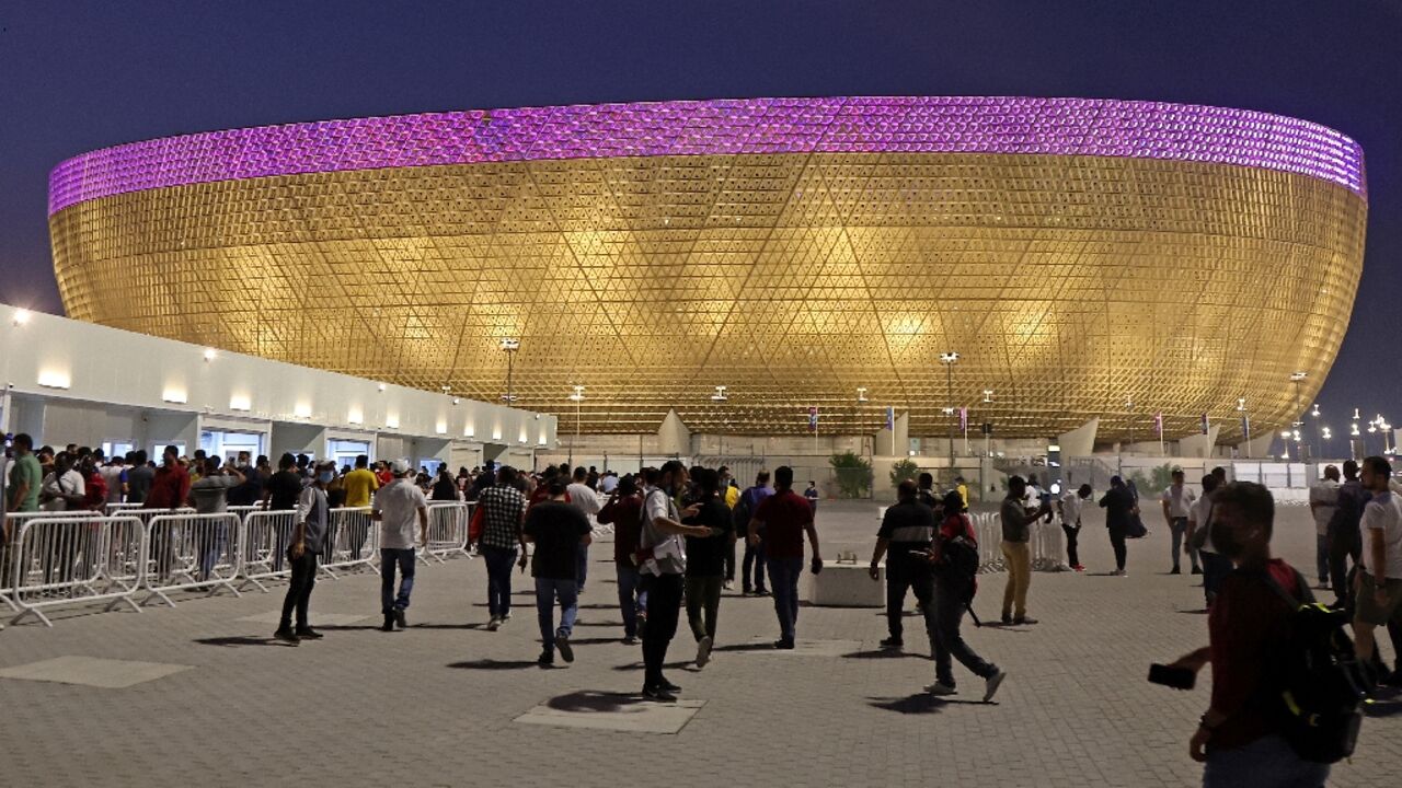 The Lusail Stadium on the outskirts of Qatar's capital Doha