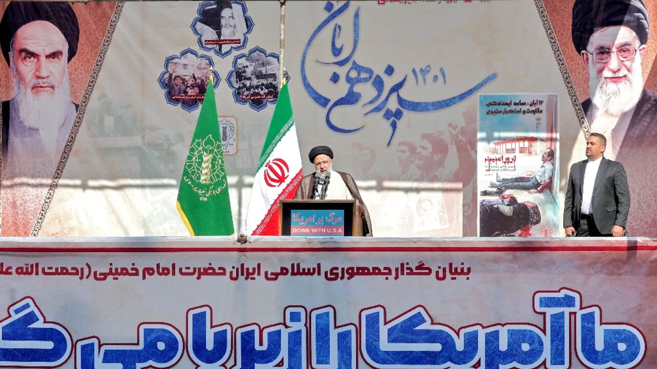 The protests in Iran have turned into the biggest challenge for the authorities under supreme leader Ayatollah Ali Khamenei and President Ebrahim Raisi since the 1979 Islamic revolution The protests in Iran have turned into the biggest challenge for the authorities under supreme leader Ayatollah Ali Khamenei and President Ebrahim Raisi since the 1979 Islamic revolution