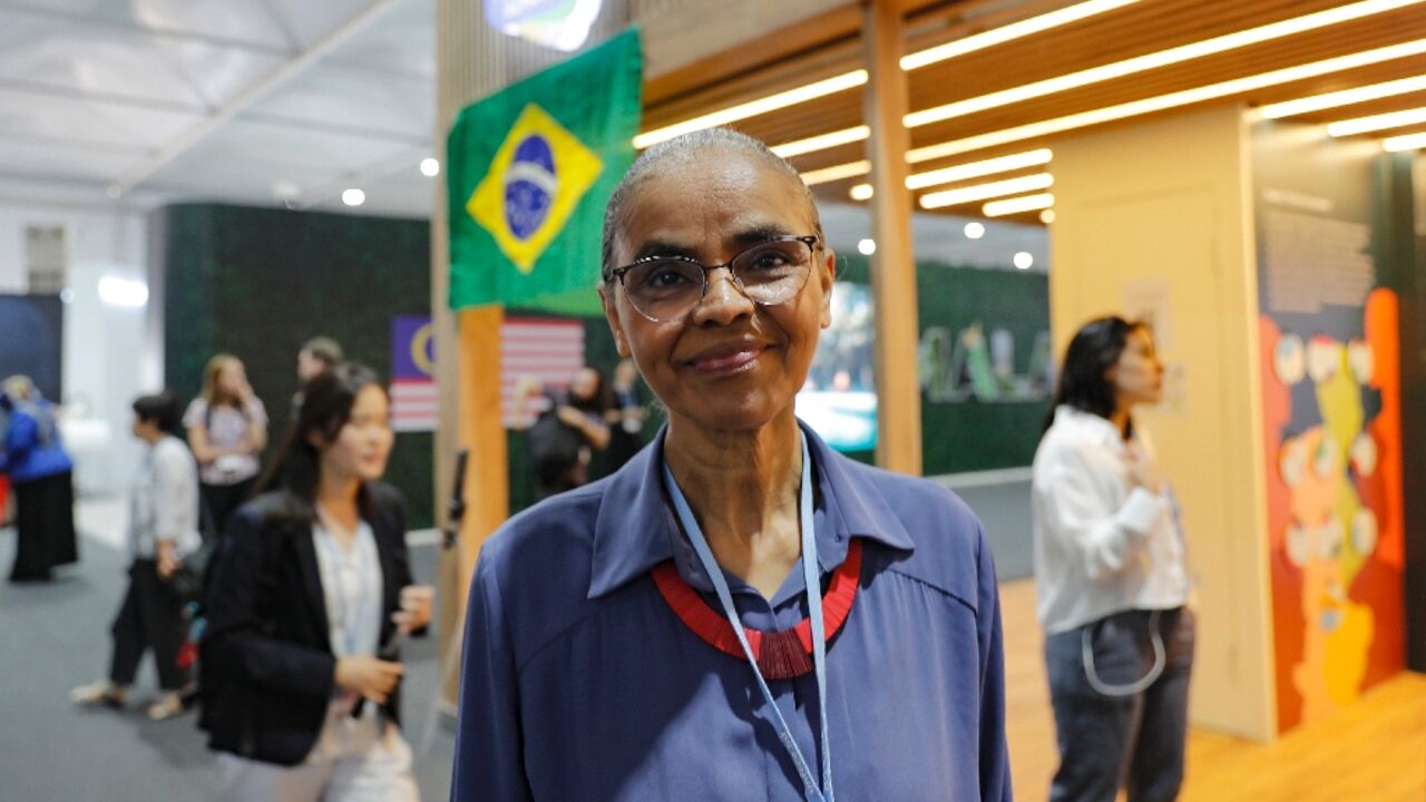Brazilian politician and environmentalist Marina Silva Brazilian politician and environmentalist Marina Silva