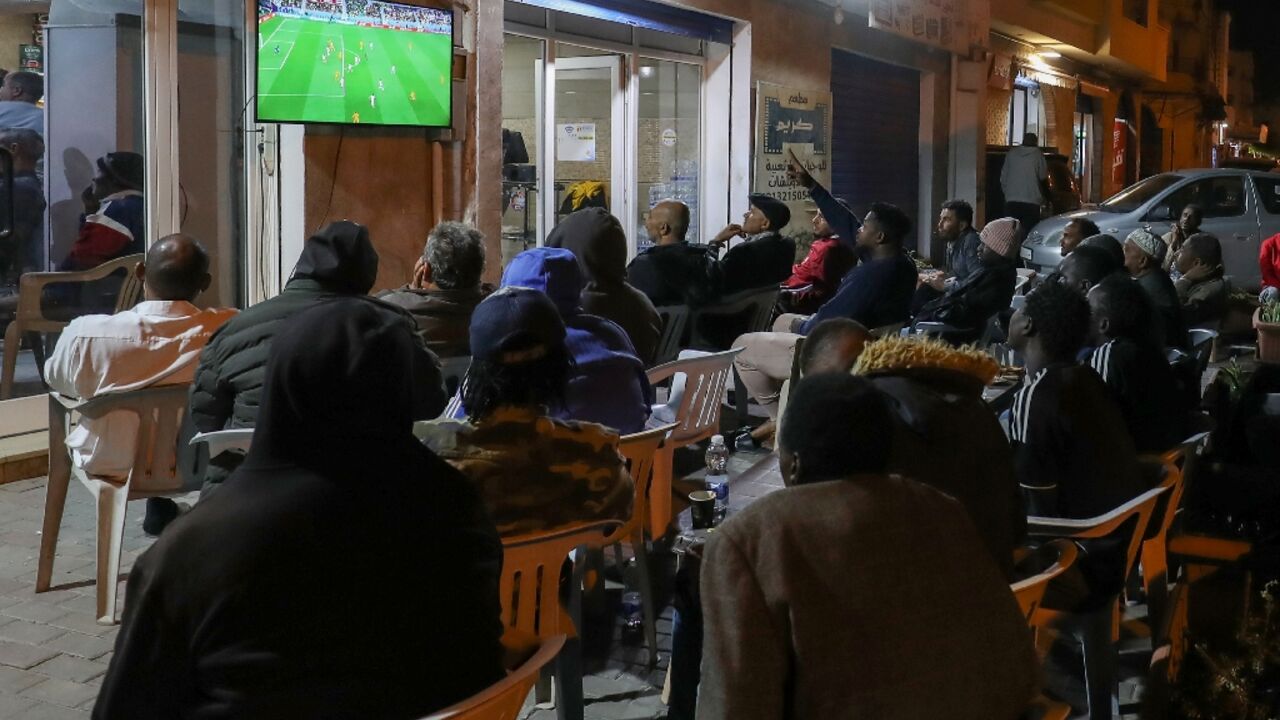 Libyans watch the Qatar 2022 World Cup Group A football match between Senegal and the Netherlands in Martyr's Square last week Libyans watch the Qatar 2022 World Cup Group A football match between Senegal and the Netherlands in Martyr's Square last week