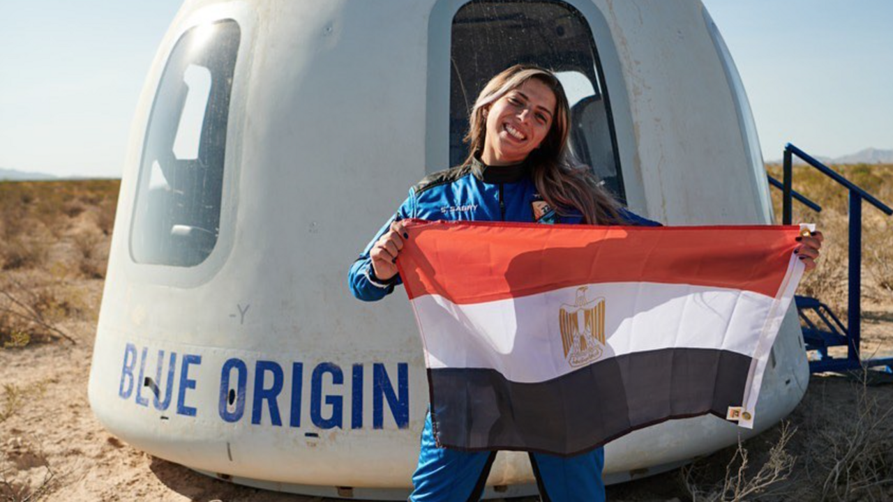 Sara Sabry is seen in this photo taken on Aug. 4, 2022.