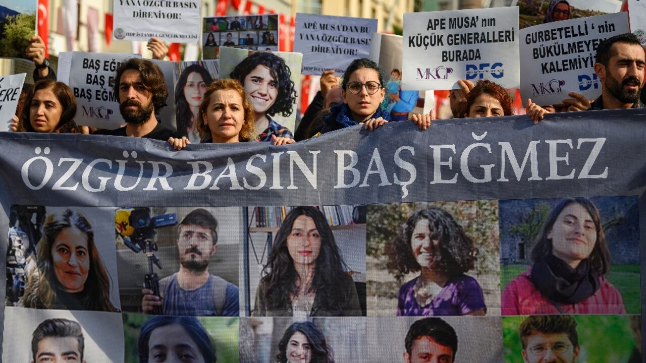 A recent wave of arrests targeted journalists working for Kurdish media outlets A recent wave of arrests targeted journalists working for Kurdish media outlets