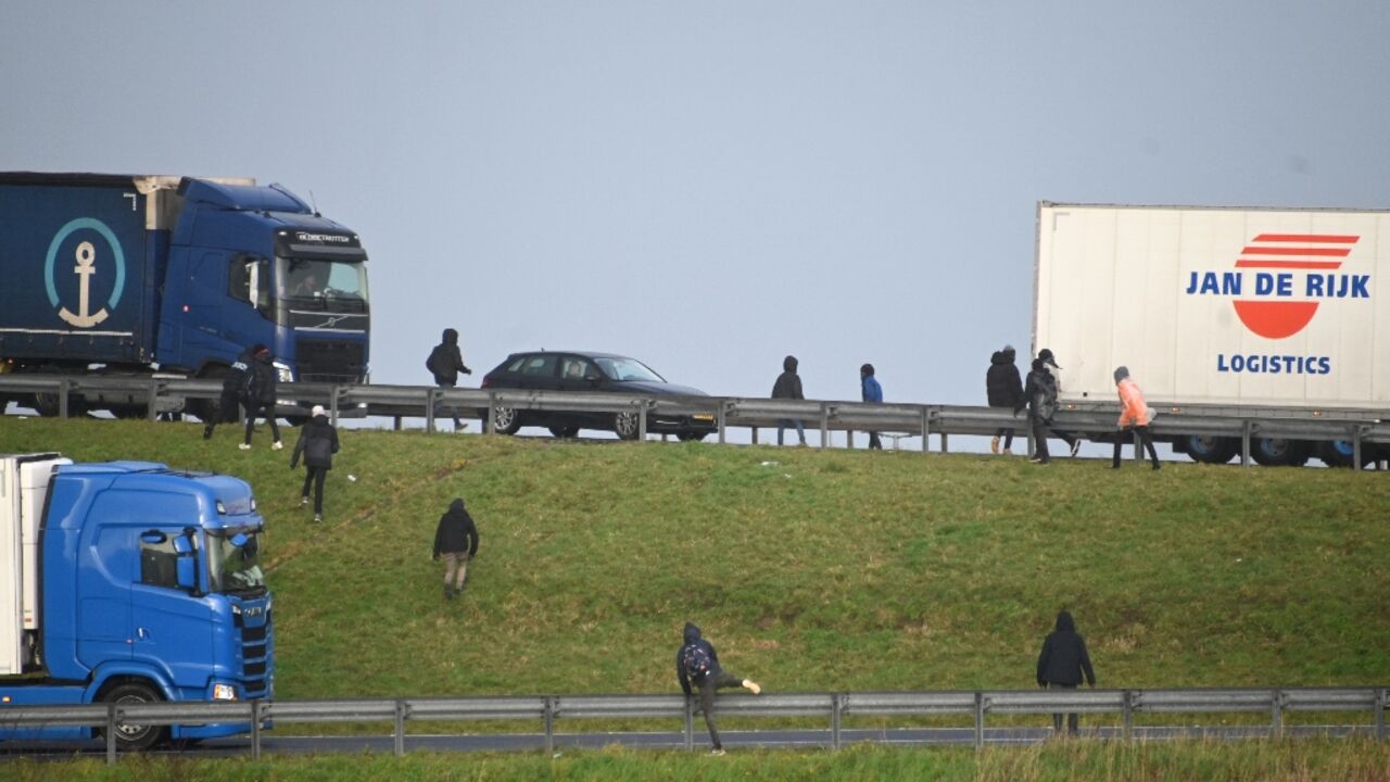 Lorries were once the main way of smuggling migrants into the UK from mainland Europe Lorries were once the main way of smuggling migrants into the UK from mainland Europe