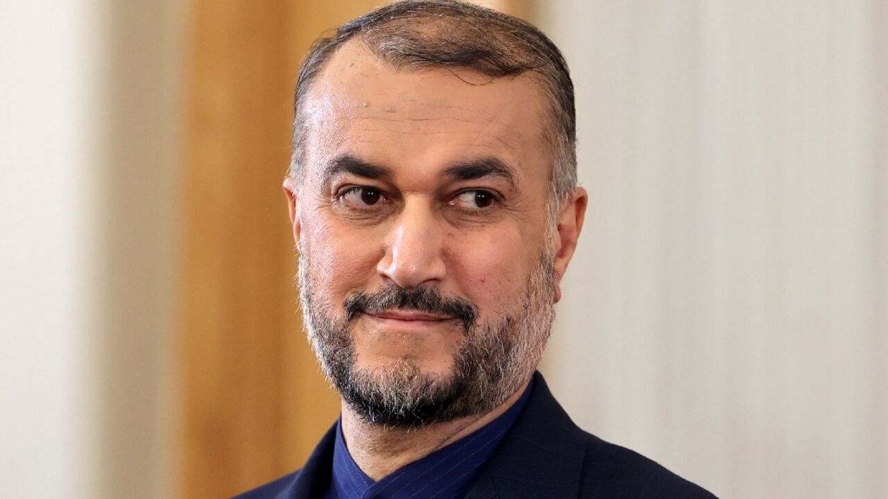 Foreign Minister Hossein Amir-Abdollahian, pictured at a press conference with his Qatari counterpart, denounced the 'cowardly' attack Foreign Minister Hossein Amir-Abdollahian, pictured at a press conference with his Qatari counterpart, denounced the 'cowardly' attack