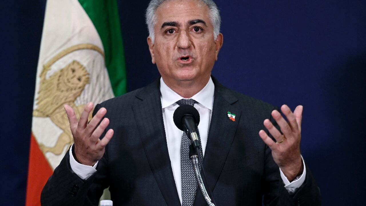 The son of the ousted shah, Reza Pahlavi, who also lives in the United States, also tweeted the message The son of the ousted shah, Reza Pahlavi, who also lives in the United States, also tweeted the message