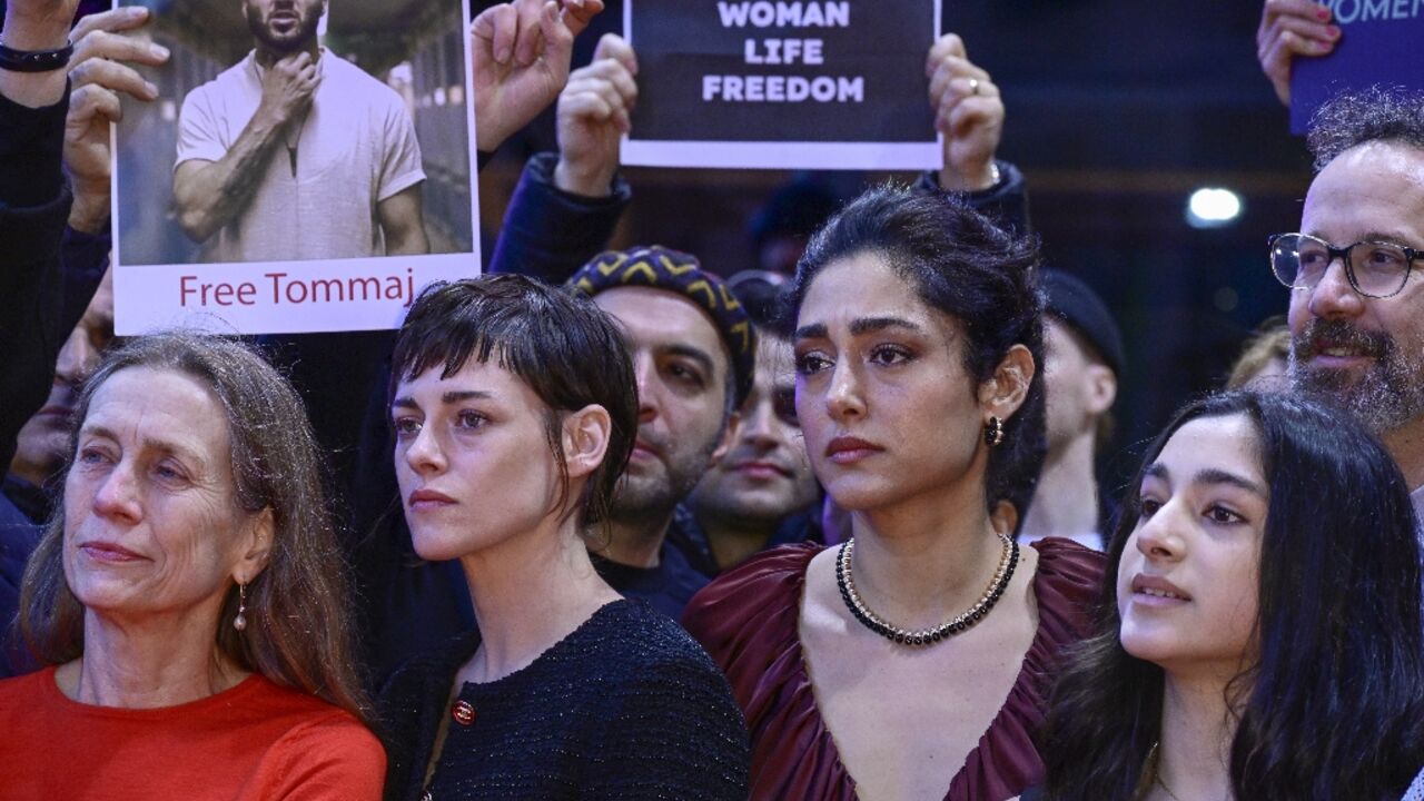 Festival chief Mariette Rissenbeek told AFP the Berlinale stood with Iranian directors who 'weren't allowed to travel to the festival' Festival chief Mariette Rissenbeek told AFP the Berlinale stood with Iranian directors who 'weren't allowed to travel to the festival'