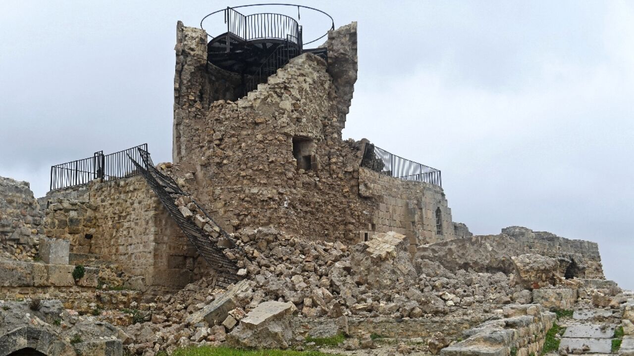 The deadly earthquake also damanged Aleppo's ancient citadel