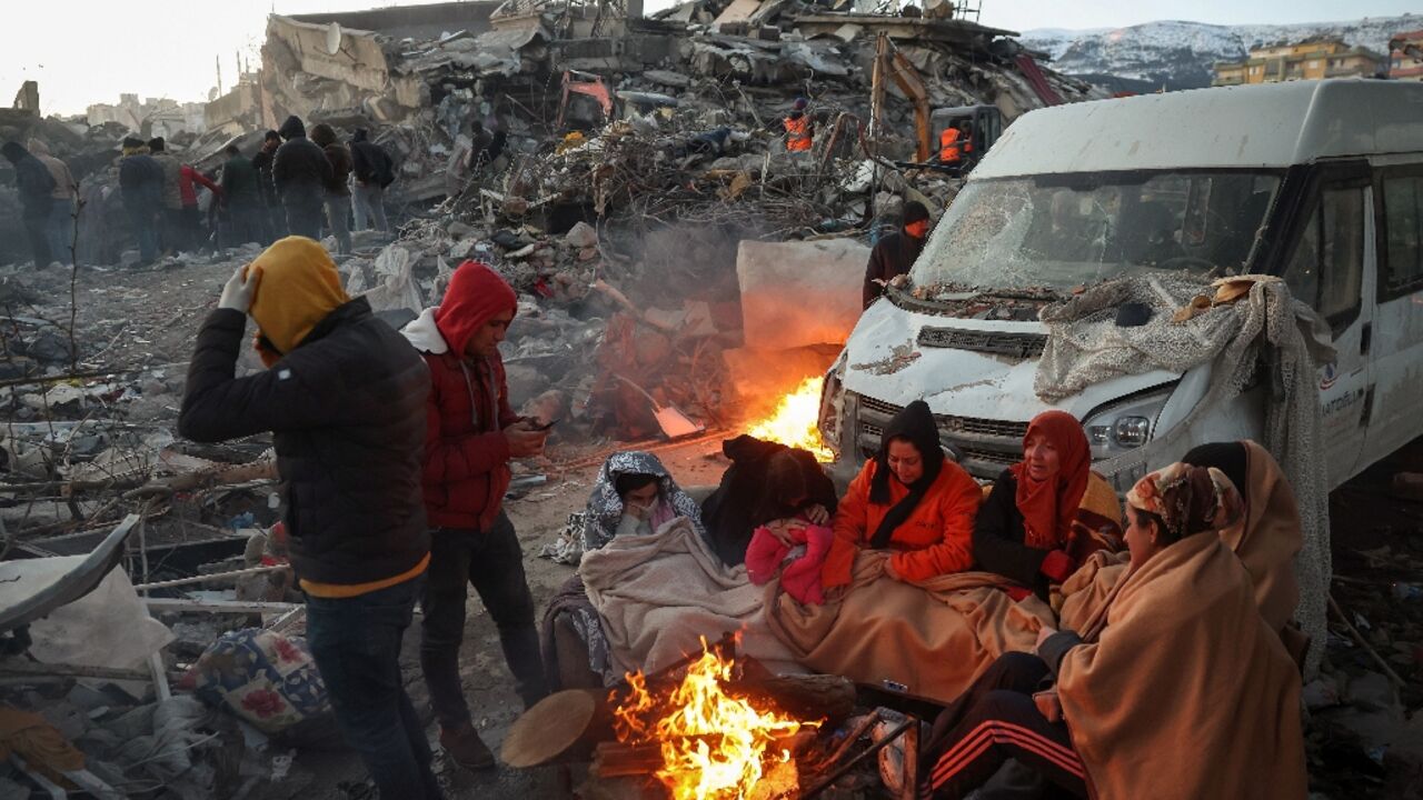 Survivors have been left to scramble for food and shelter  