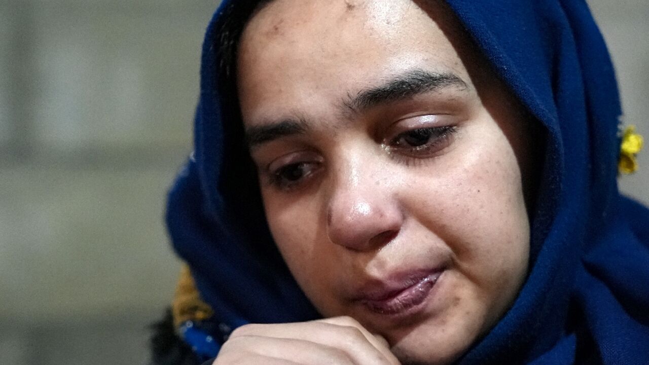 Duaa Ghadban was pulled out of the wreckage hours after the quake and now lives in a relative's shoddy shelter in the Deir Ballut camp Duaa Ghadban was pulled out of the wreckage hours after the quake and now lives in a relative's shoddy shelter in the Deir Ballut camp