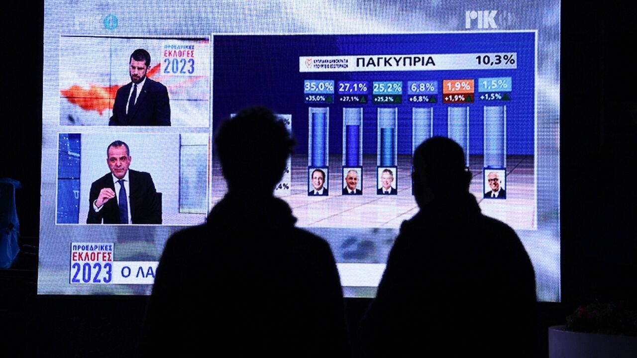 Cypriots in the divided island's south vote again Sunday Cypriots in the divided island's south vote again Sunday