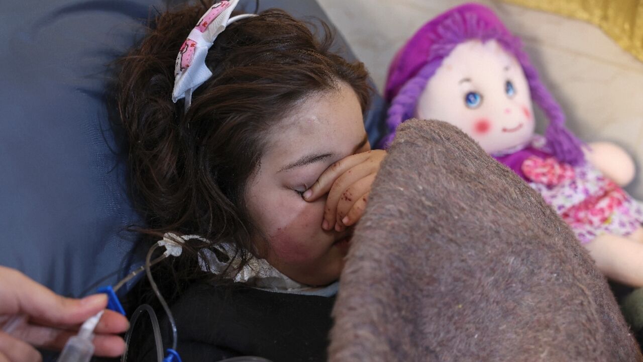 The Syrian girl Sham, 9, who was rescued after 40 hours under the rubble of the deadly earthquake The Syrian girl Sham, 9, who was rescued after 40 hours under the rubble of the deadly earthquake