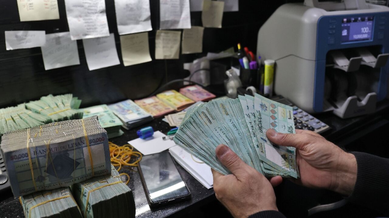 Since 2019, the value of the Lebanese pound has plummeted from 1,507 to the dollar to 100,000 on the parallel market, plunging much of the population into poverty Since 2019, the value of the Lebanese pound has plummeted from 1,507 to the dollar to 100,000 on the parallel market, plunging much of the population into poverty