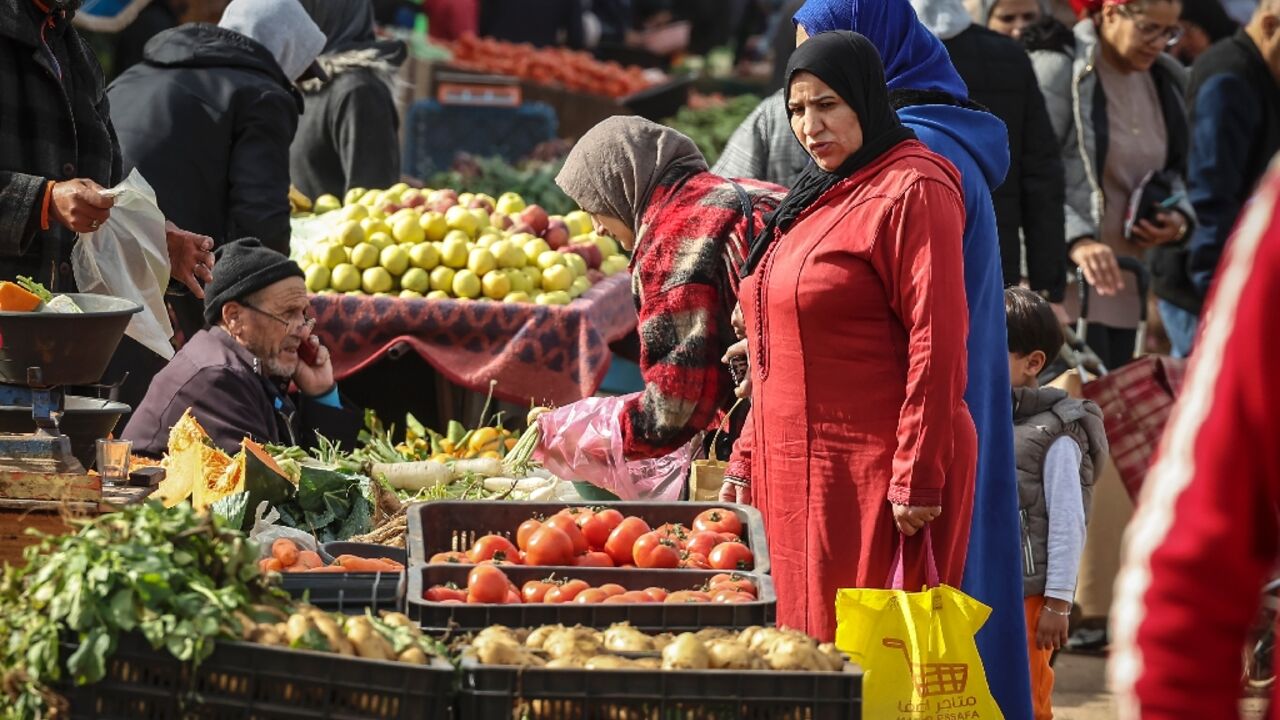 The price of fresh produce in Morocco is comparable to European supermarkets but monthly minimum wages are only $300 The price of fresh produce in Morocco is comparable to European supermarkets but monthly minimum wages are only $300