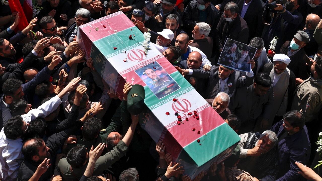 The two Iranian fighters, identified as Milad Heidari and Meghdad Mahghani, were killed on March 31, 2023 when Israel launched several missiles from the occupied Golan Heights against pro-regime positions near Damascus