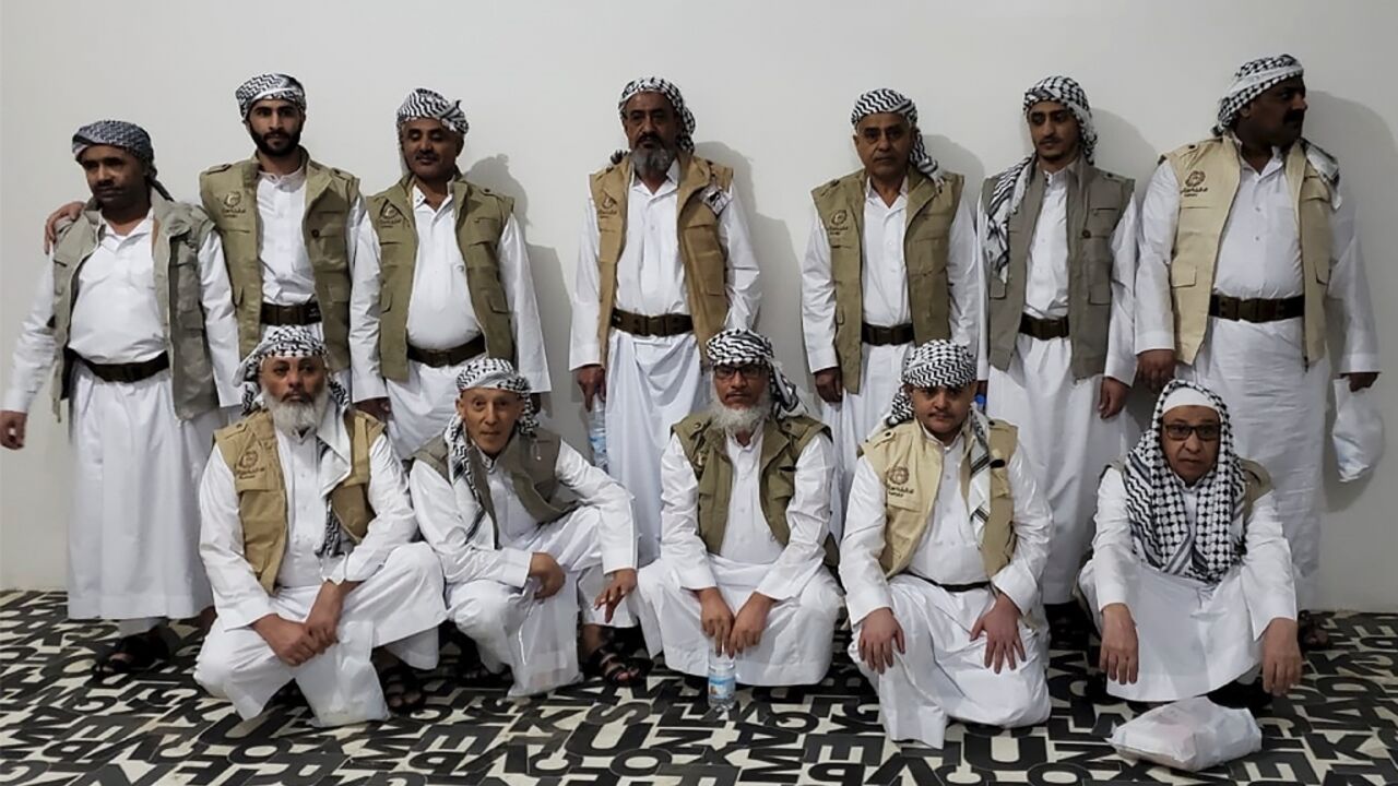 Thirteen prisoners were flown to Sanaa, Yemen's rebel-held capital, on Saturday, according to the Huthi militants Thirteen prisoners were flown to Sanaa, Yemen's rebel-held capital, on Saturday, according to the Huthi militants