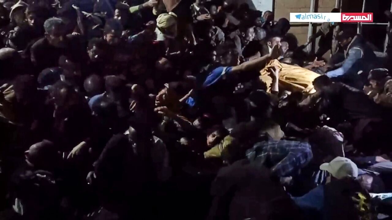 More than 80 people were killed and hundreds injured in a crush at a charity distribution event in war-torn Yemen More than 80 people were killed and hundreds injured in a crush at a charity distribution event in war-torn Yemen