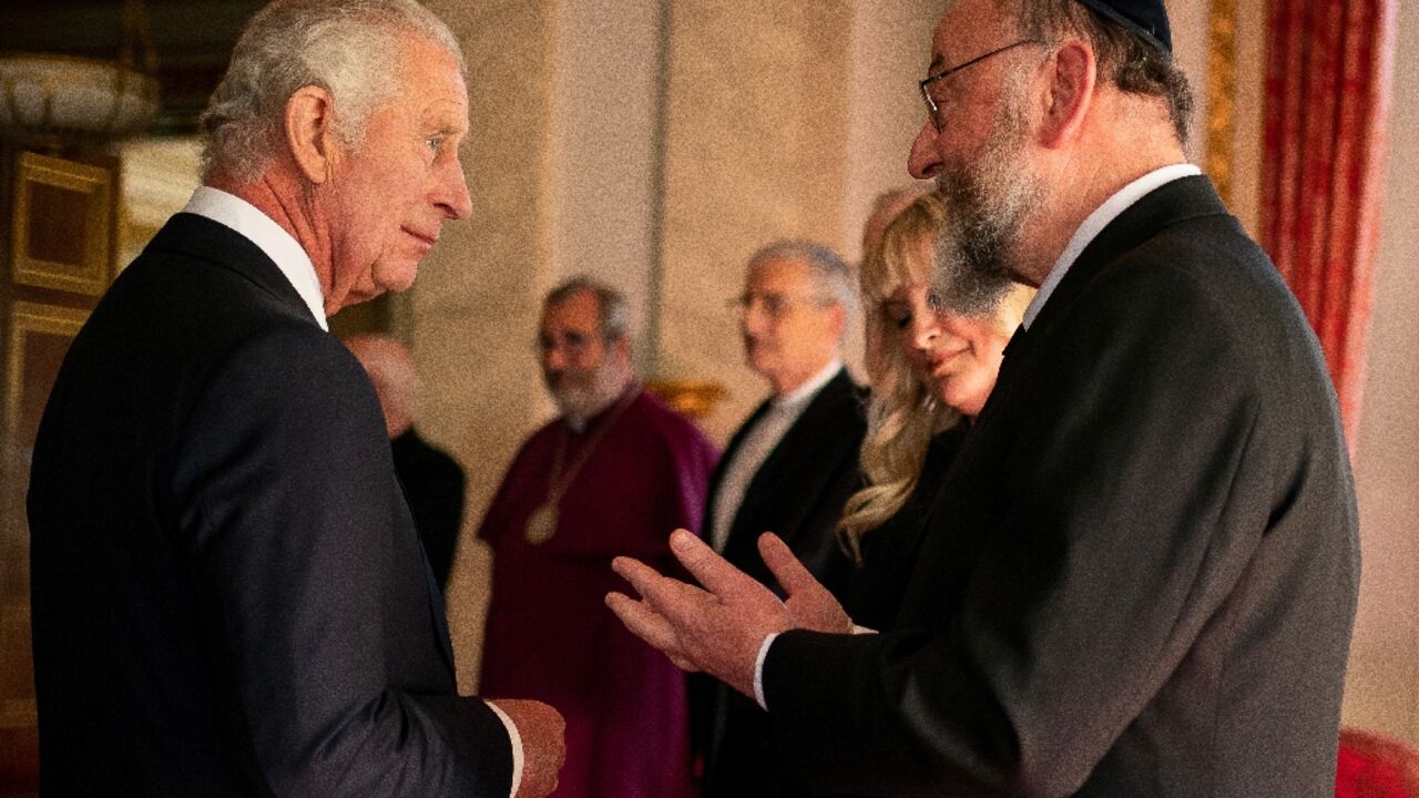 Britain's Chief Rabbi Ephraim Mirvis (R) praised King Charles III for allowing him to attend the coronation without breaking Shabbat rules Britain's Chief Rabbi Ephraim Mirvis (R) praised King Charles III for allowing him to attend the coronation without breaking Shabbat rules