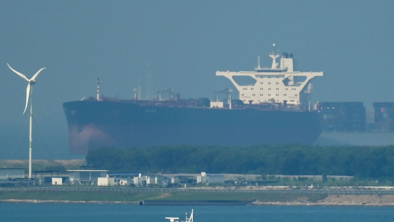 The supertanker crude carrier Nautica bought by the United Nations to remove oil from a ship abandoned off war-ravaged Yemen's coast 