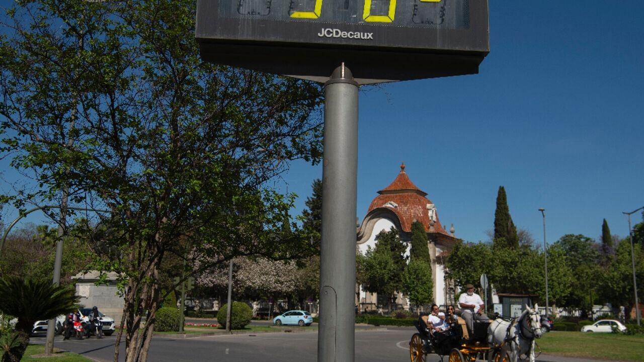 A mass of hot, dry warm air from North Africa reached the Iberian peninsula early last week, driving temperatures to record highs for April