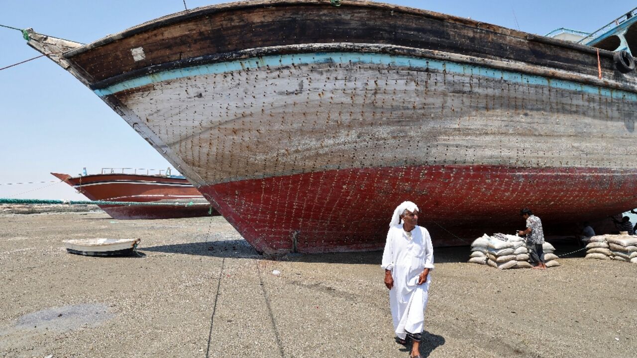The potbellied silhouette of Iran's lenj vessels is emblematic of regional maritime traditions The potbellied silhouette of Iran's lenj vessels is emblematic of regional maritime traditions