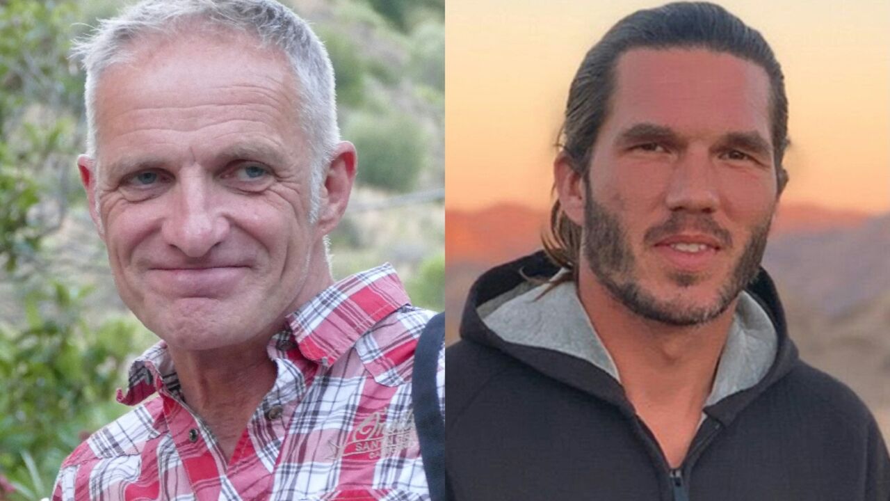 Bernard Phelan (left) and Benjamin Briere had both been held in the northeastern city of Mashhad