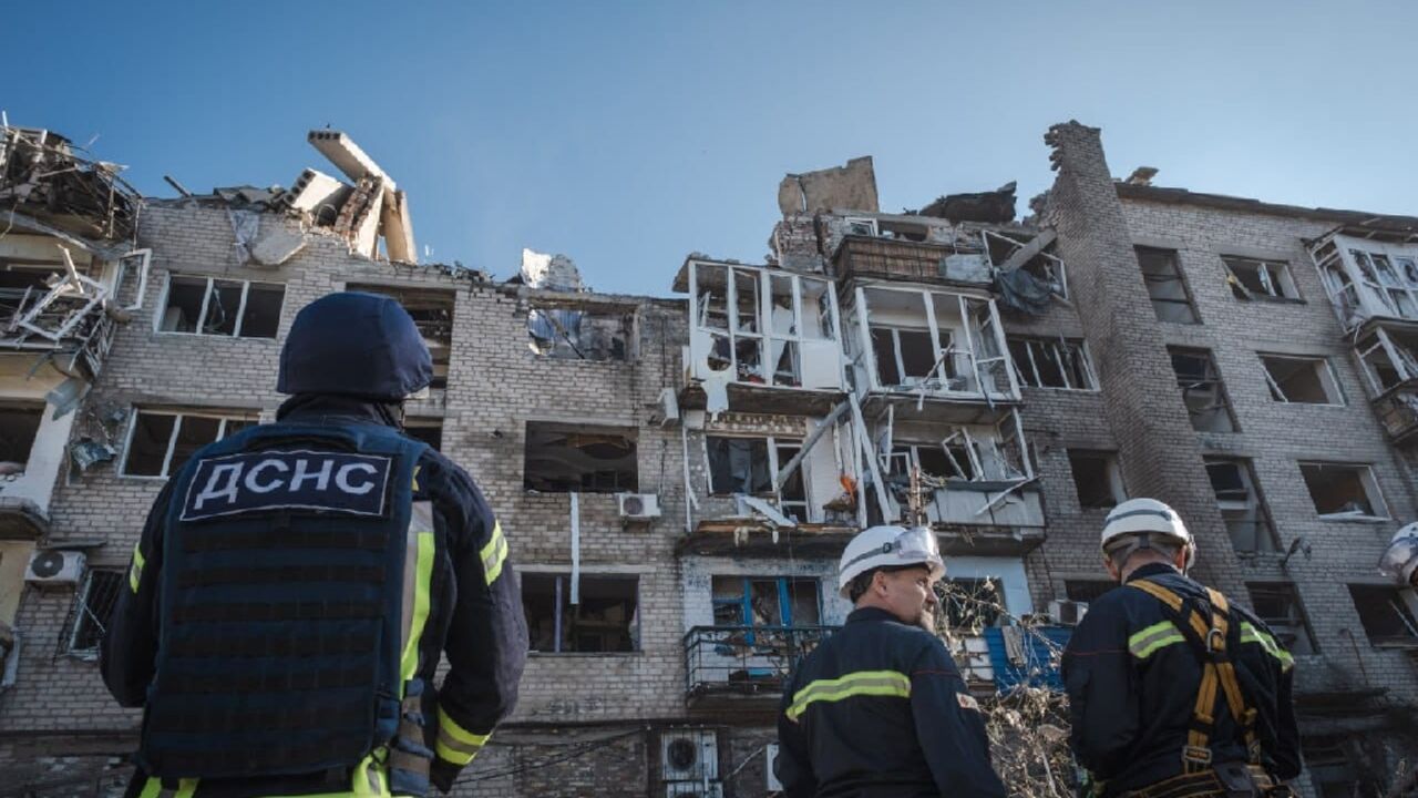 Missiles damaged flats, a hotel, eateries, shops and administrative buildings in Pokrovsk, eastern Ukraine Missiles damaged flats, a hotel, eateries, shops and administrative buildings in Pokrovsk, eastern Ukraine