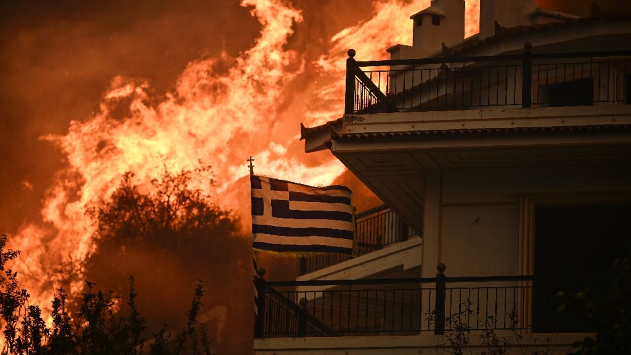 Deadly wildfires have been burning across Greece