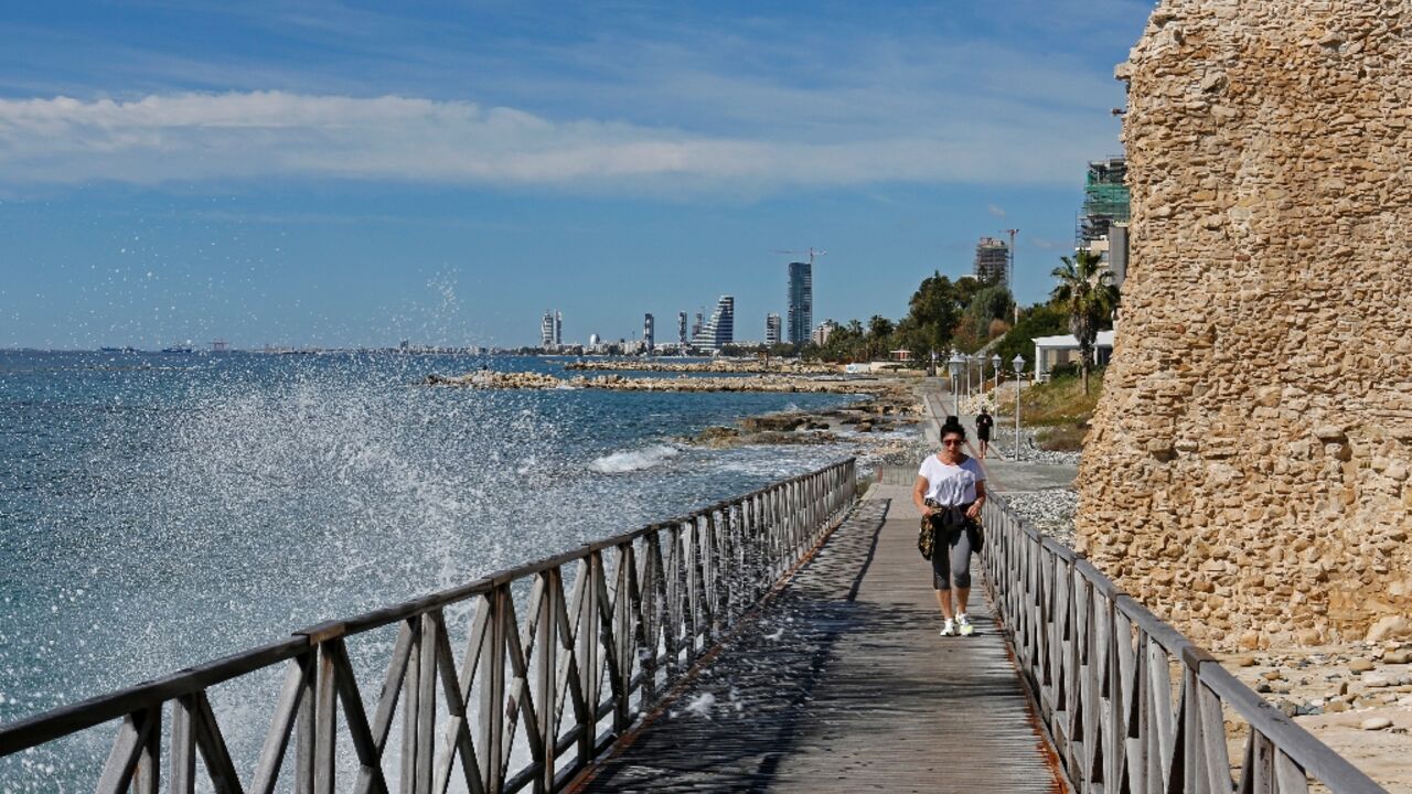 The Limassol seafront is a popular destination for tourists and locals The Limassol seafront is a popular destination for tourists and locals