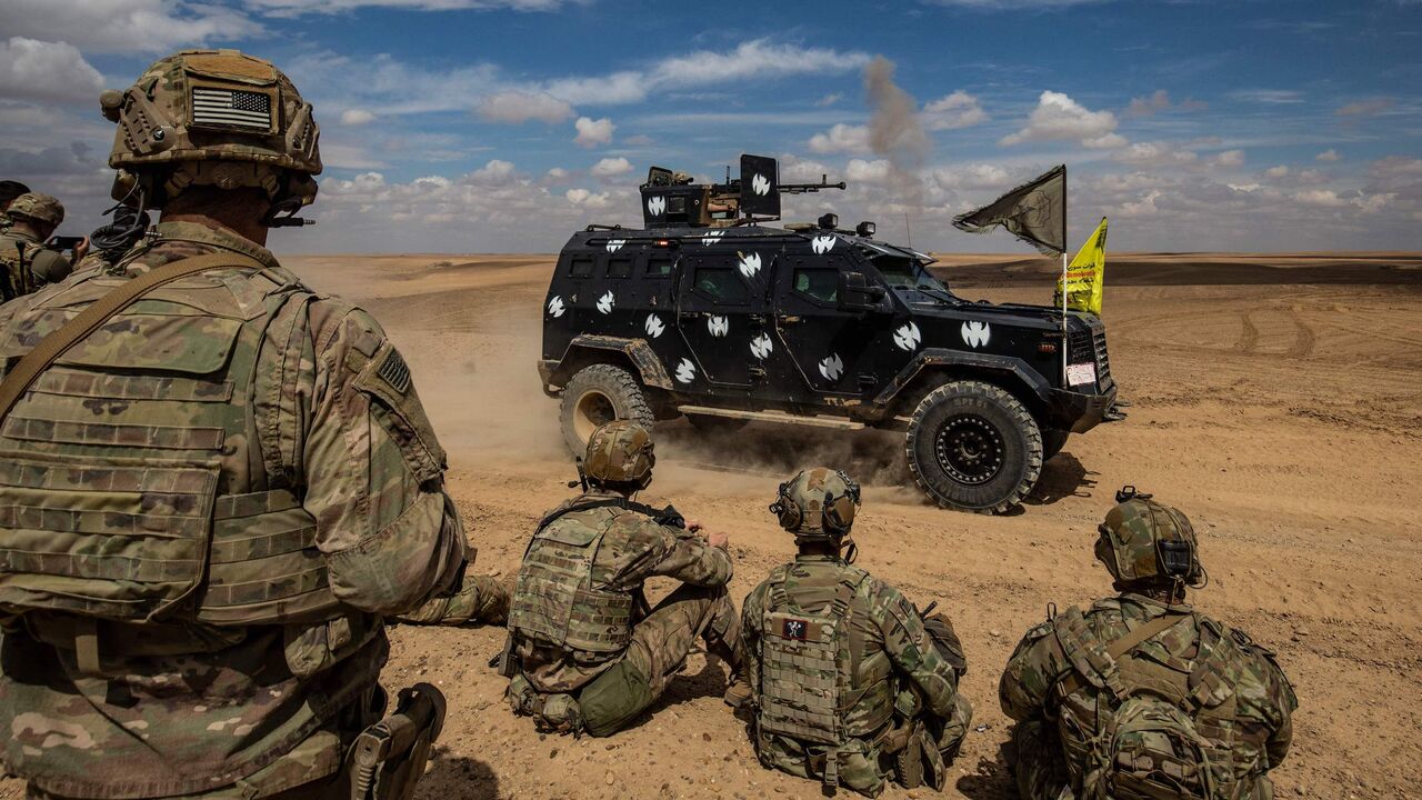 Troops from the Syrian Democratic Forces (SDF) special operations.