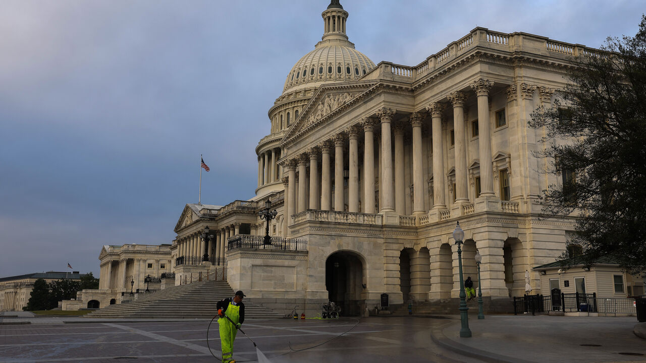 U.S. Capitol Building on May 30, 2023 in Washington, DC. Later today the House Rules Committee will meet to consider The Fiscal Responsibility Act, a bill made after a deal House Republicans and U.S. President Joe Biden's negotiators struck up to raise the debt ceiling until 2025. (Photo by Anna Moneymaker/Getty Images)