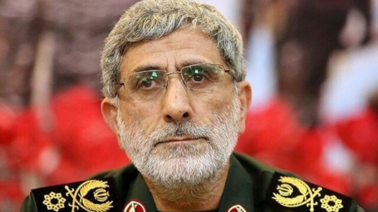 Iran's Quds Force commander Esmail Qaani Iran's Quds Force commander Esmail Qaani