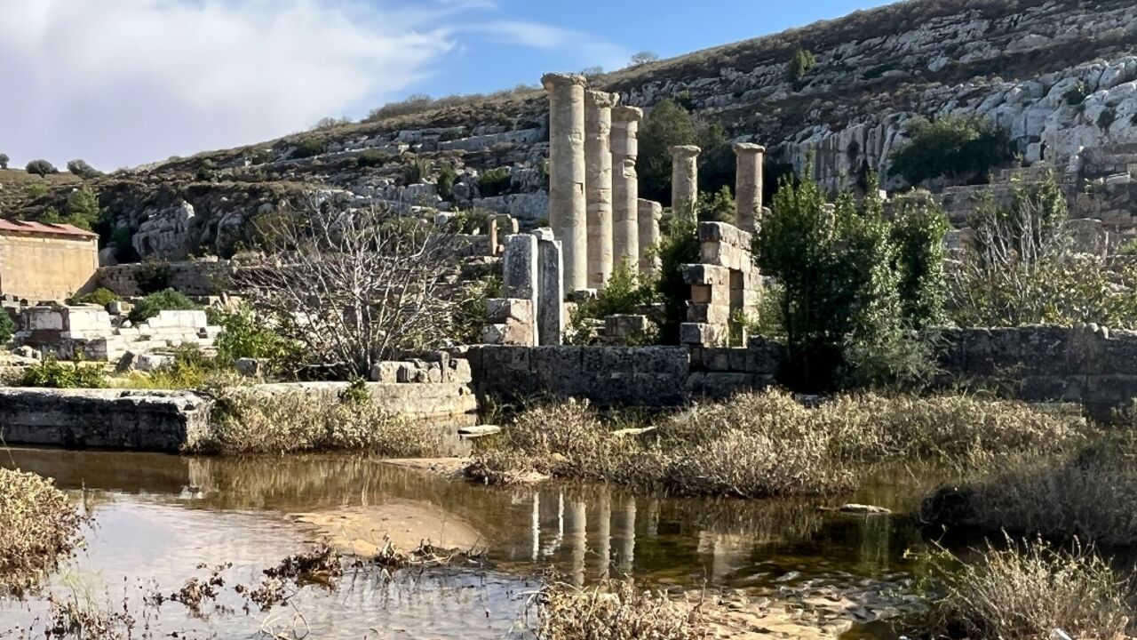 Floodwaters remain trapped amid the ruins of ancient Cyrene, raising fears for the UNESCO-listed monuments of one of Libya's premier ancient sites Floodwaters remain trapped amid the ruins of ancient Cyrene, raising fears for the UNESCO-listed monuments of one of Libya's premier ancient sites
