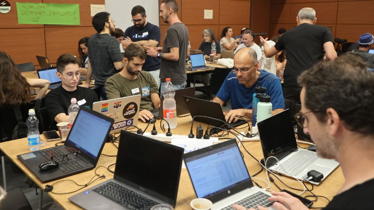 Israelis, who just weeks ago were organising protests against the hard-right government, turn their tech skills to the huge effort to locate and identify hostages abducted by Hamas Israelis, who just weeks ago were organising protests against the hard-right government, turn their tech skills to the huge effort to locate and identify hostages abducted by Hamas