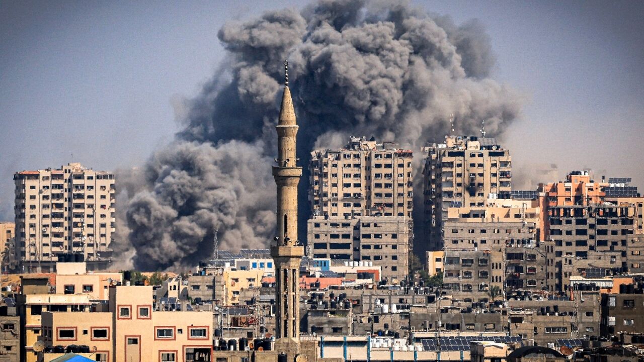 Israel's army has hammered Hamas with thousands of strikes since Hamas gunmen killed 1,200 Israelis, mostly civilians, and took about 150 hostages