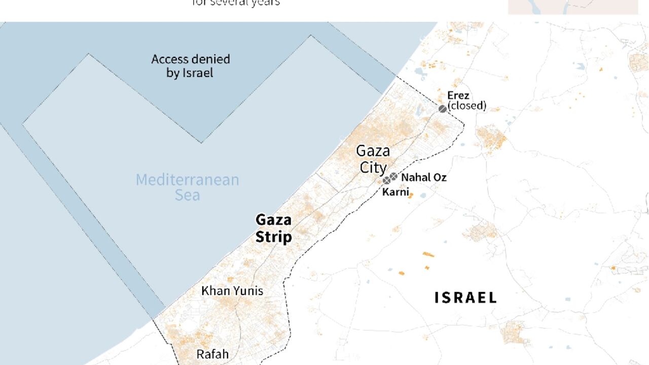 Israel imposes a siege on the Gaza Strip