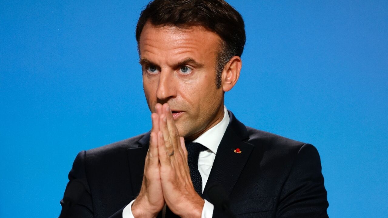 Macron insisted Israel had the right to defend itself from 'terrorism' Macron insisted Israel had the right to defend itself from 'terrorism'
