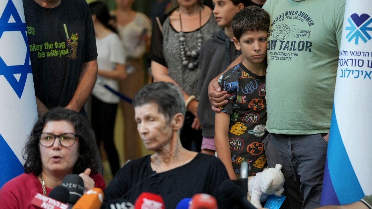 Yocheved Lifshitz, an 85-year-old Israeli, was abducted into Gaza and held there for more than two weeks Yocheved Lifshitz, an 85-year-old Israeli, was abducted into Gaza and held there for more than two weeks