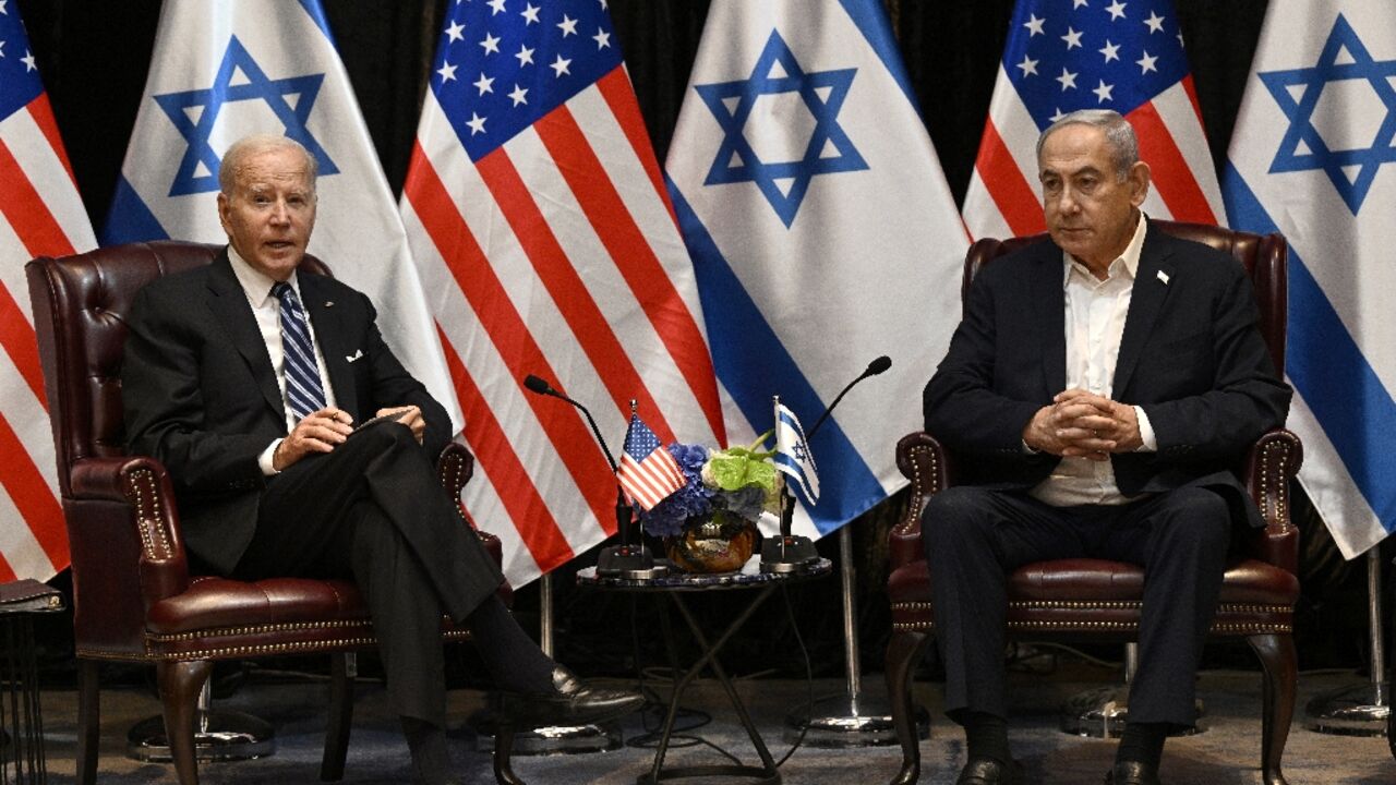Biden brought a message of support for Israeli Prime Minister Benjamin Netanyahu
Biden brought a message of support for Israeli Prime Minister Benjamin Netanyahu