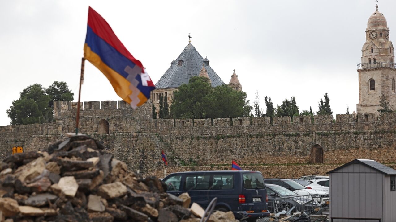 Only around 2,000 Armenians remain in Jerusalem's Old City, and like the annexed area's Palestinians, most are not Israeli citizens Only around 2,000 Armenians remain in Jerusalem's Old City, and like the annexed area's Palestinians, most are not Israeli citizens